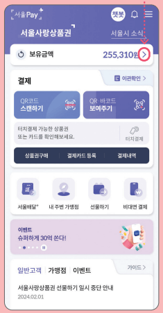 손목닥터 9988 포인트 사용법과 서울페이 전환 방법