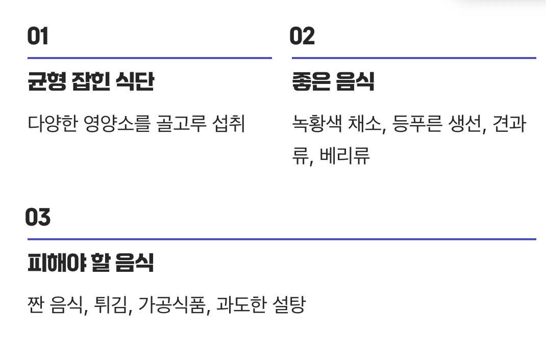 식단 관리, 이것만은 기억하세요