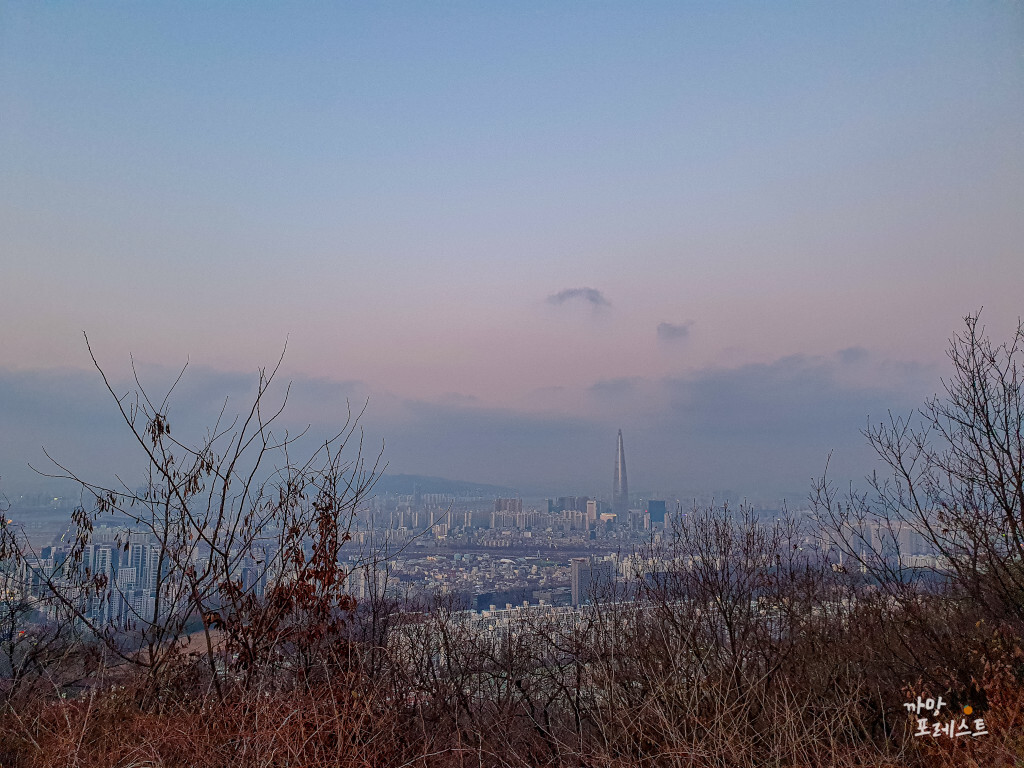 대모산 일몰