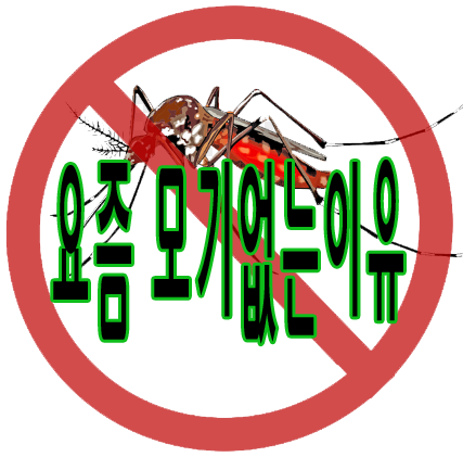 요즘 모기없는 이유