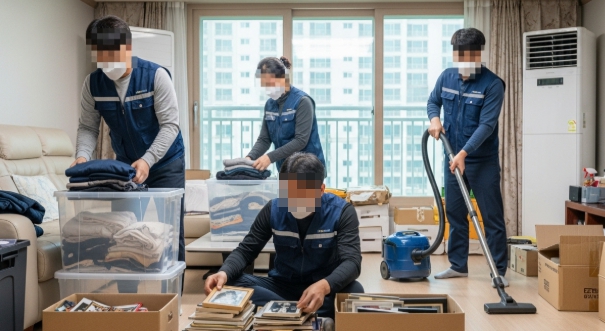 군포 유품정리 및 청소중