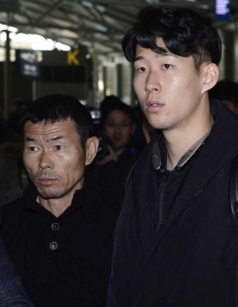 손웅정 손흥민 공항
