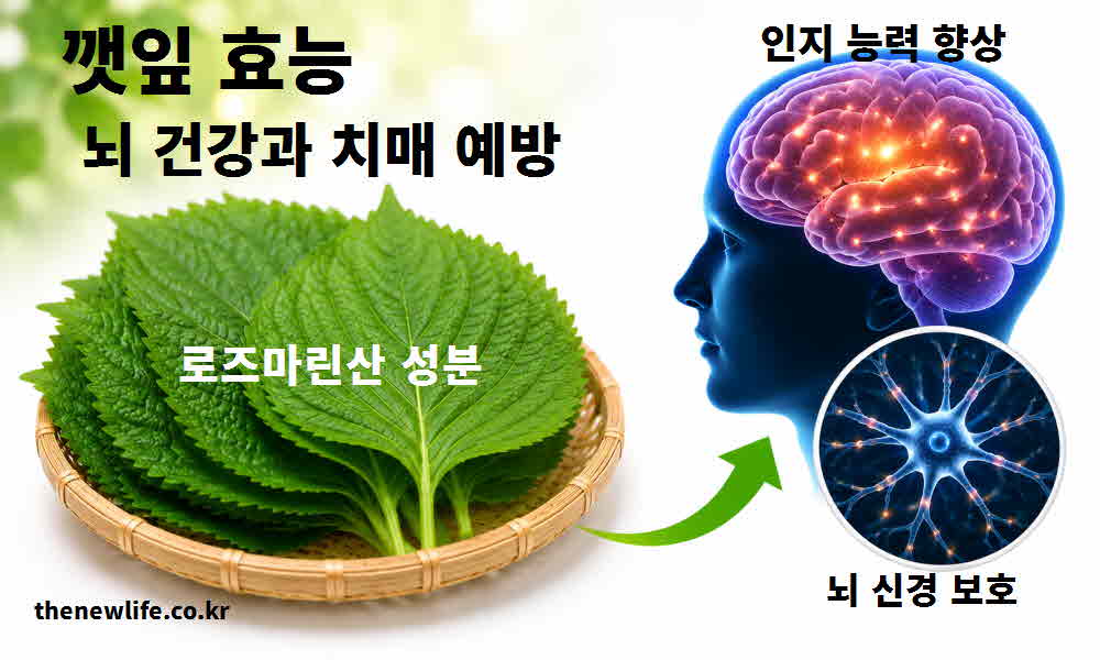 깻잎 효능 뇌 건강 치매 예방