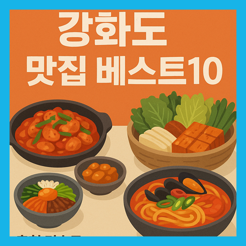 강화도 맛집 베스트10