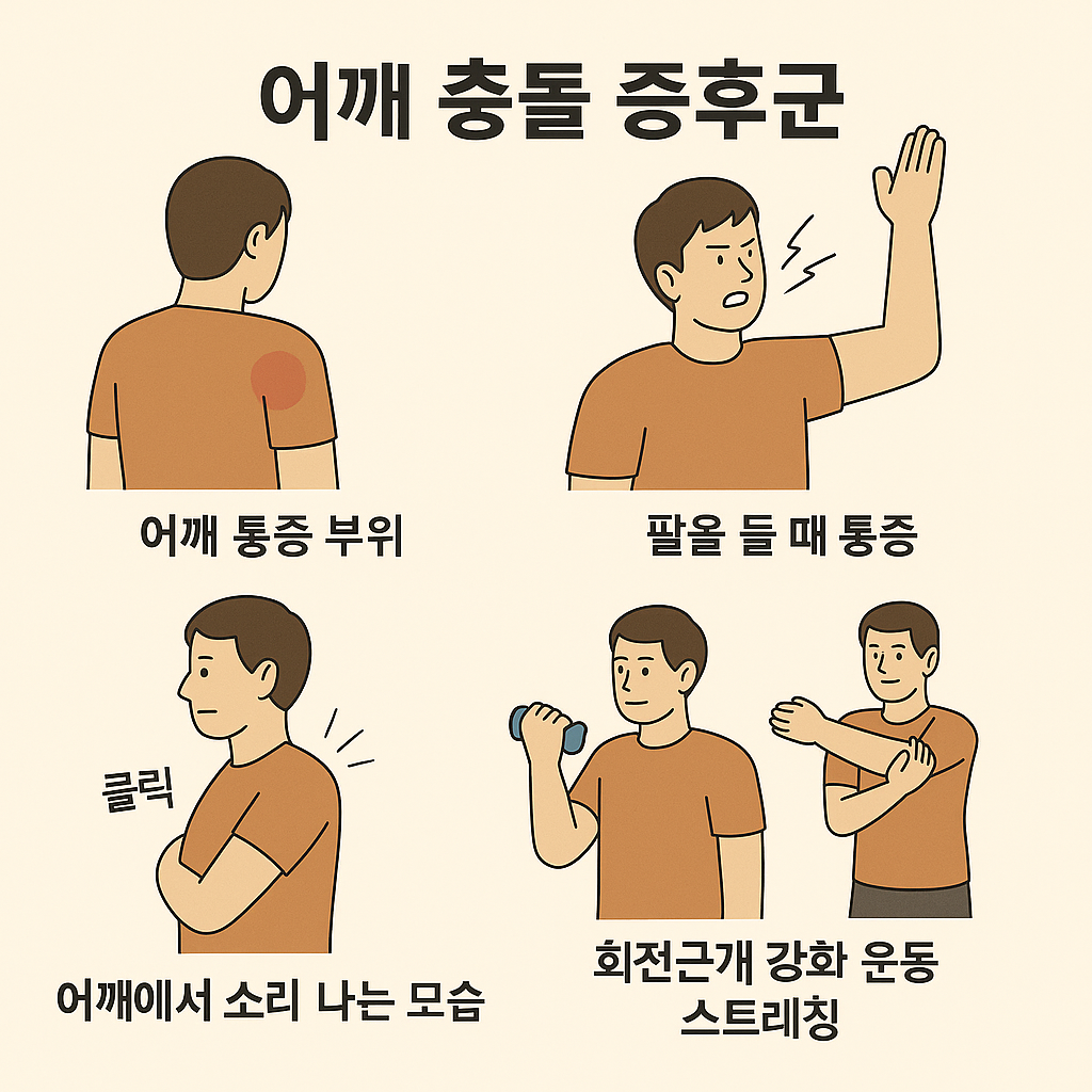어깨 충돌 증후군이란? (증상과 운동치료법)
