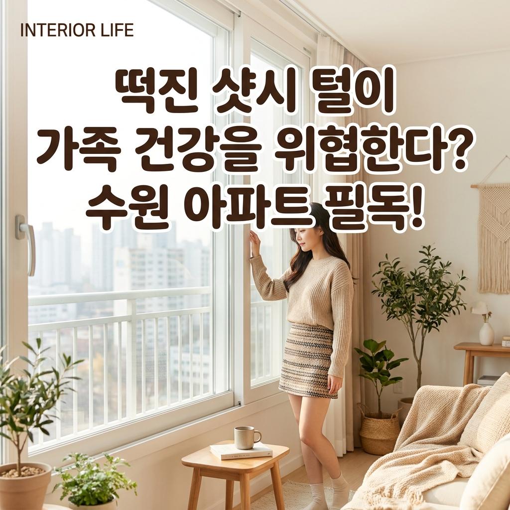 샷시 가루 날림 해결! 수원 베란다 샷시 털 30평대 아파트 방풍털 교체 비용 및 장마 전 곰팡이 예방 노하우