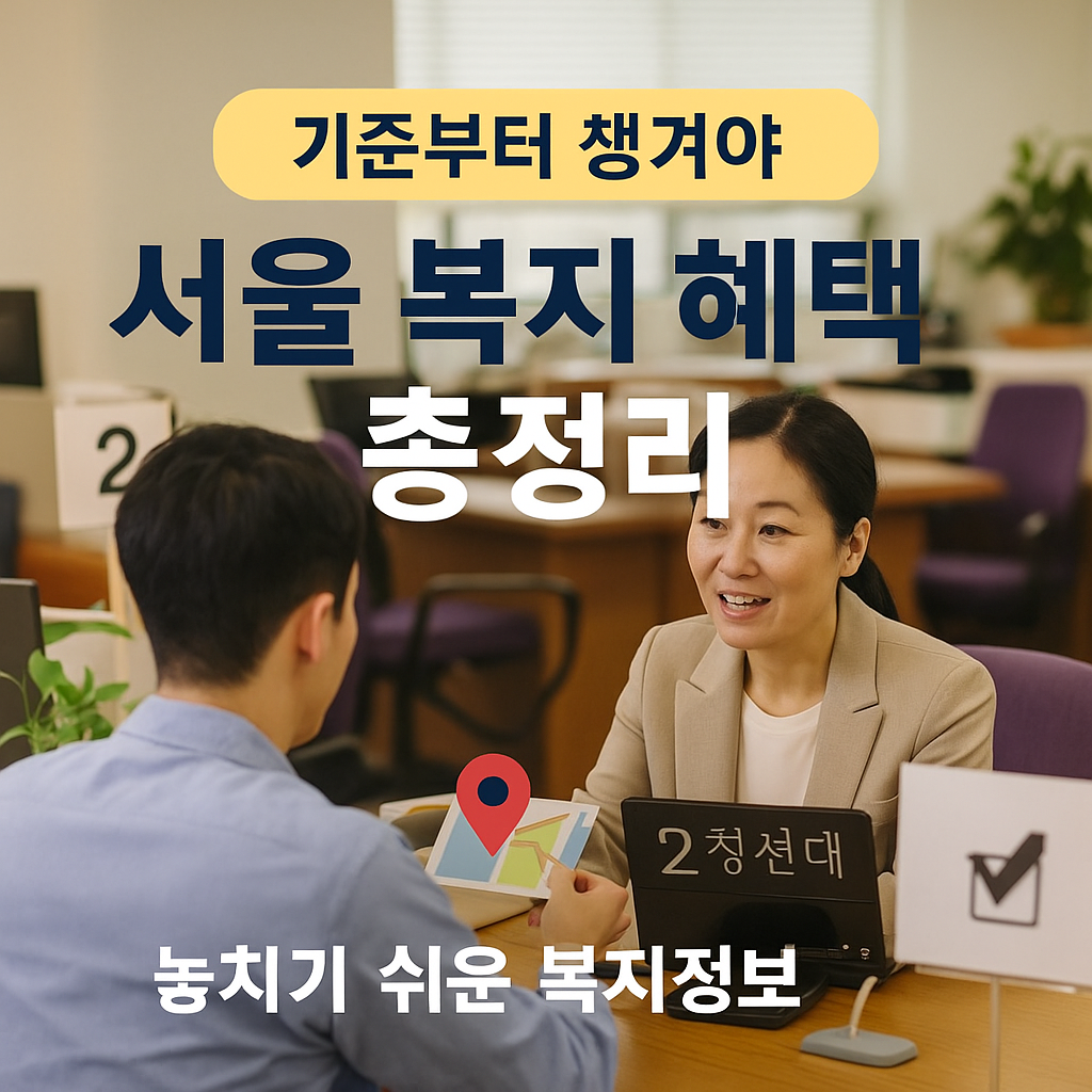 [1편] 서울특별시 복지 혜택 총정리 &ndash; 지금 받을 수 있는 지원은?