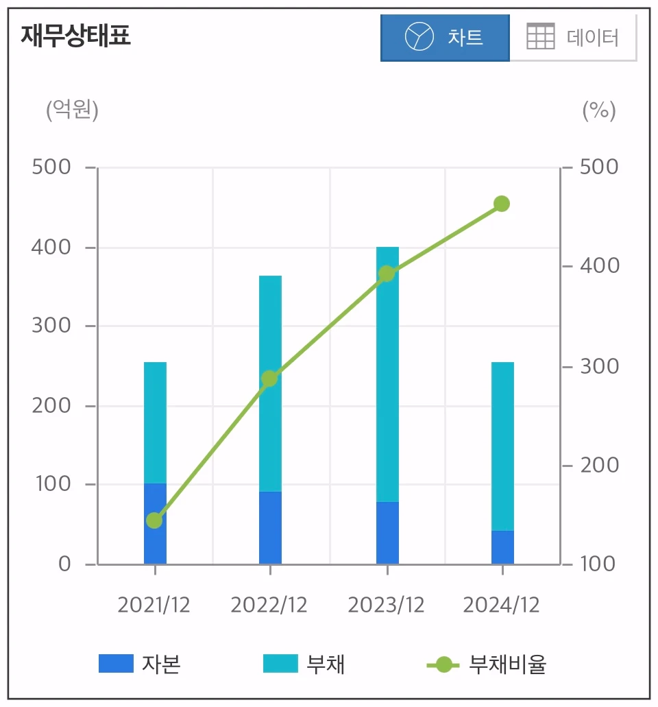 플라즈맵-재무상태표-차트