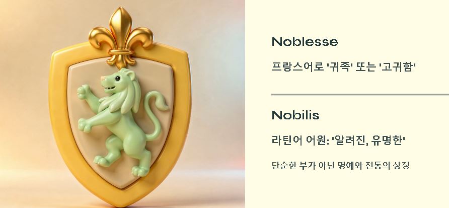 노블레스 뜻