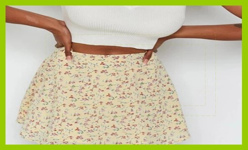 더엣지 플로럴 스커트