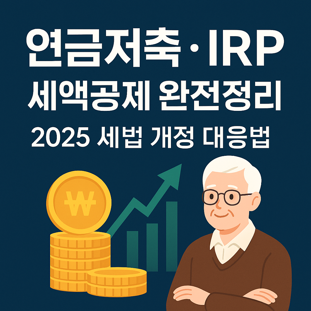 연금저축·IRP 계좌 필수 가이드: 세액공제부터 2025 개정안까지