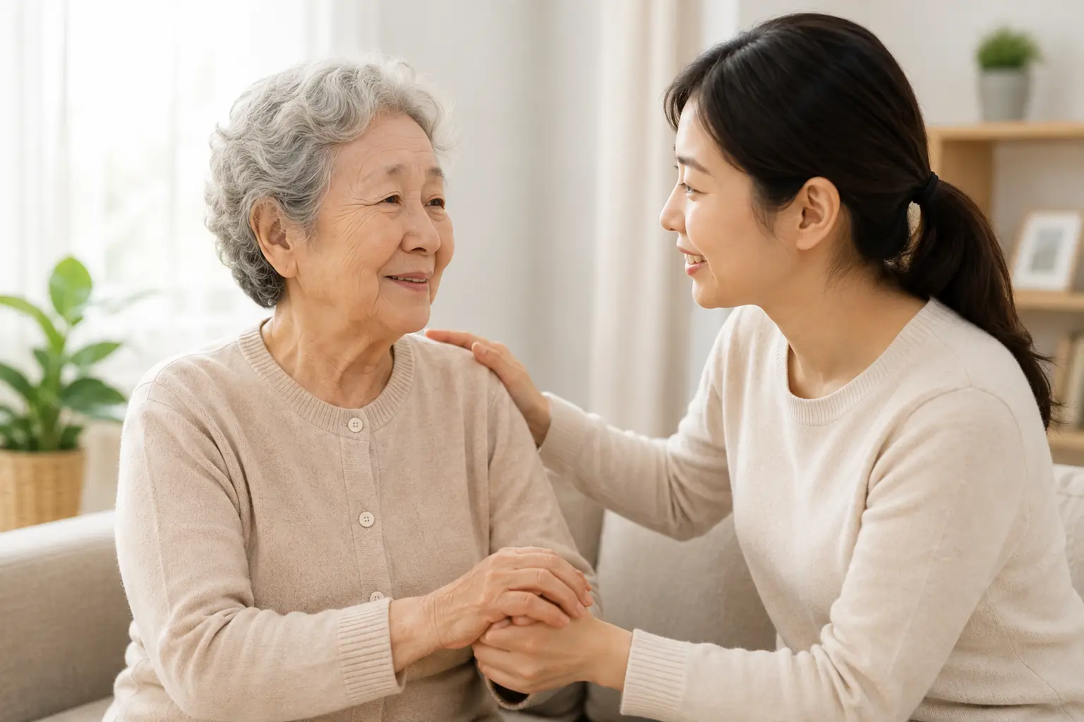 치매 어르신과의 대화