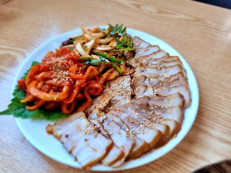 새싹삼 물막국수, 새싹삼 비빔막국수, 막국수 맛있는 곳 추천