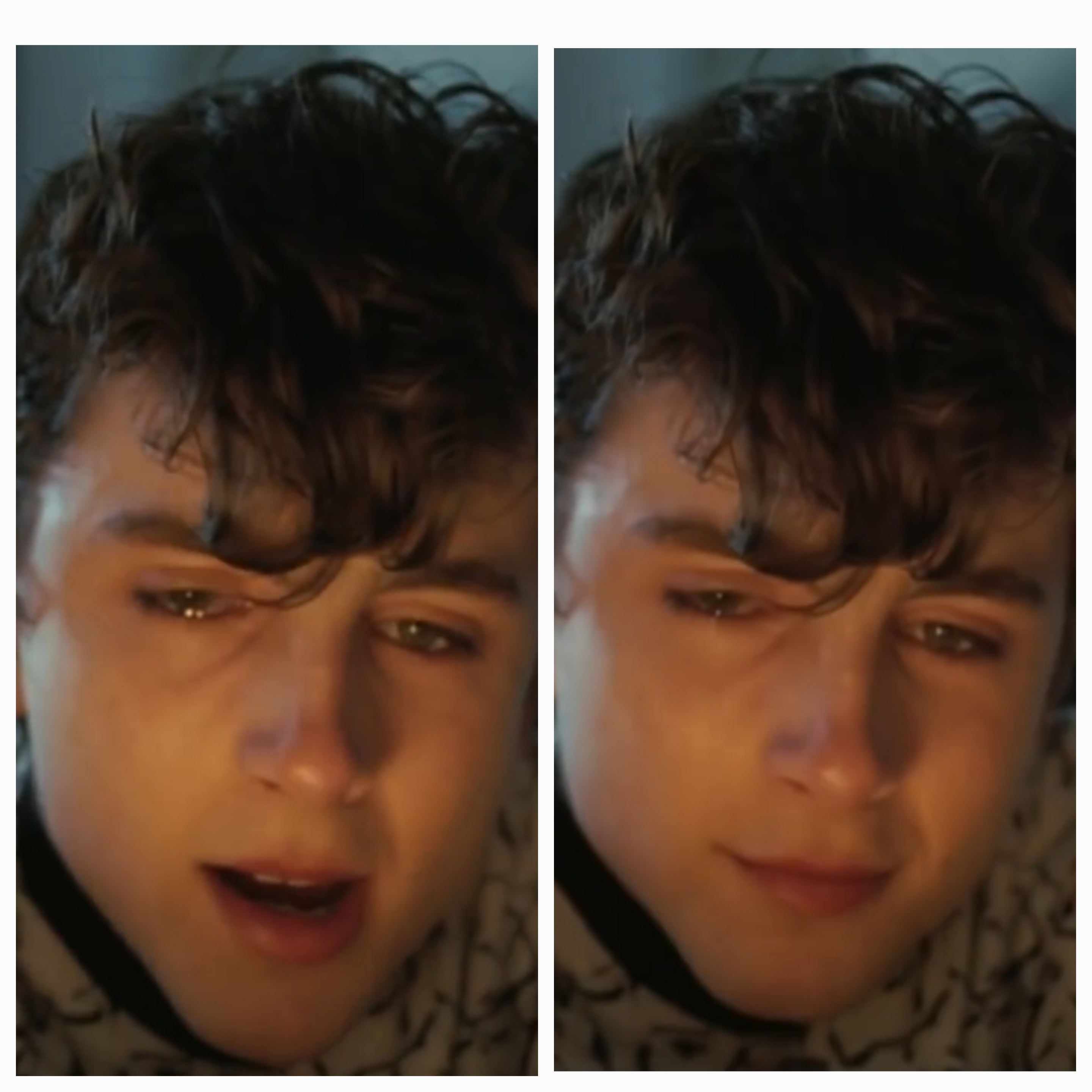 주인공 마지막 엔딩 가슴 아픈 엘리오의 눈물 흘리는 장면 사진