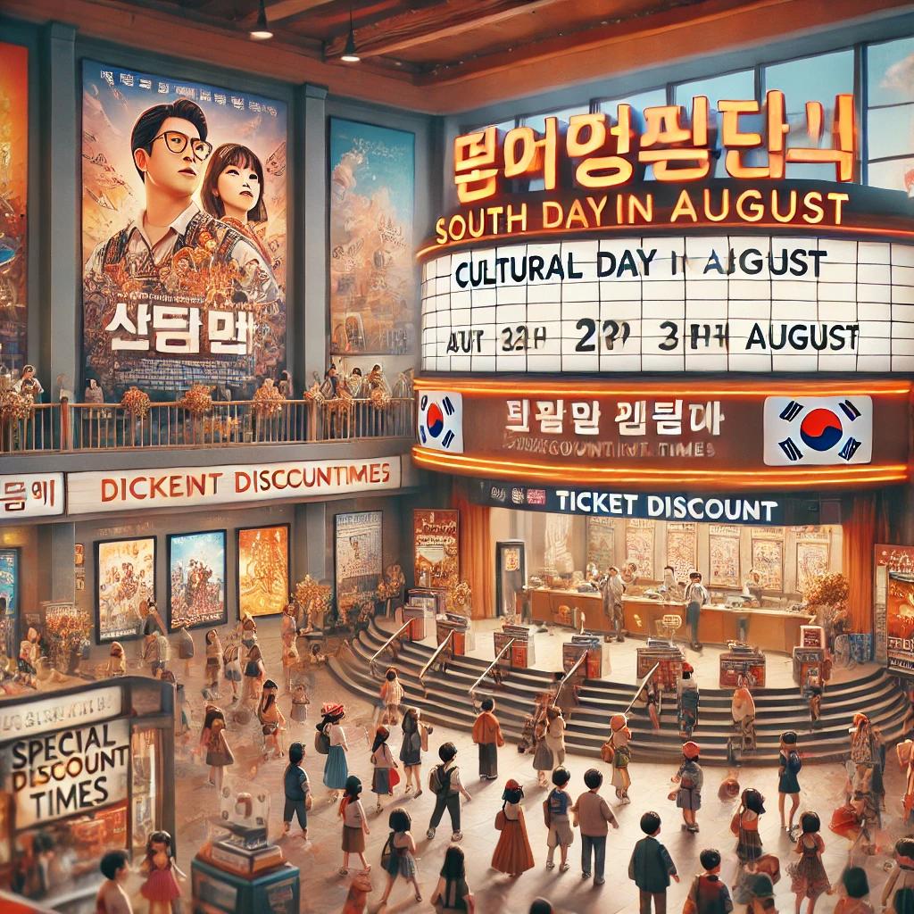 8월 문화의날 영화할인 시간