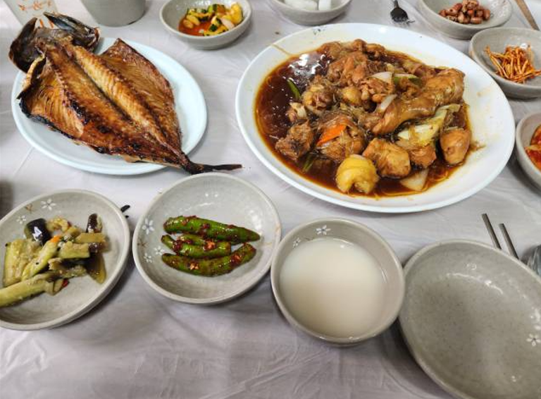 선유줄불놀이 하회마을 점심식사