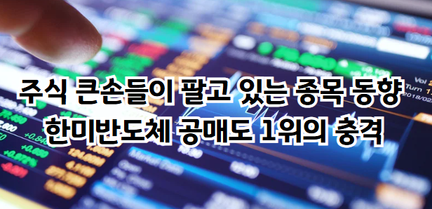 주식 큰손 투자 동향: 2025년 상반기 주요 종목 분석