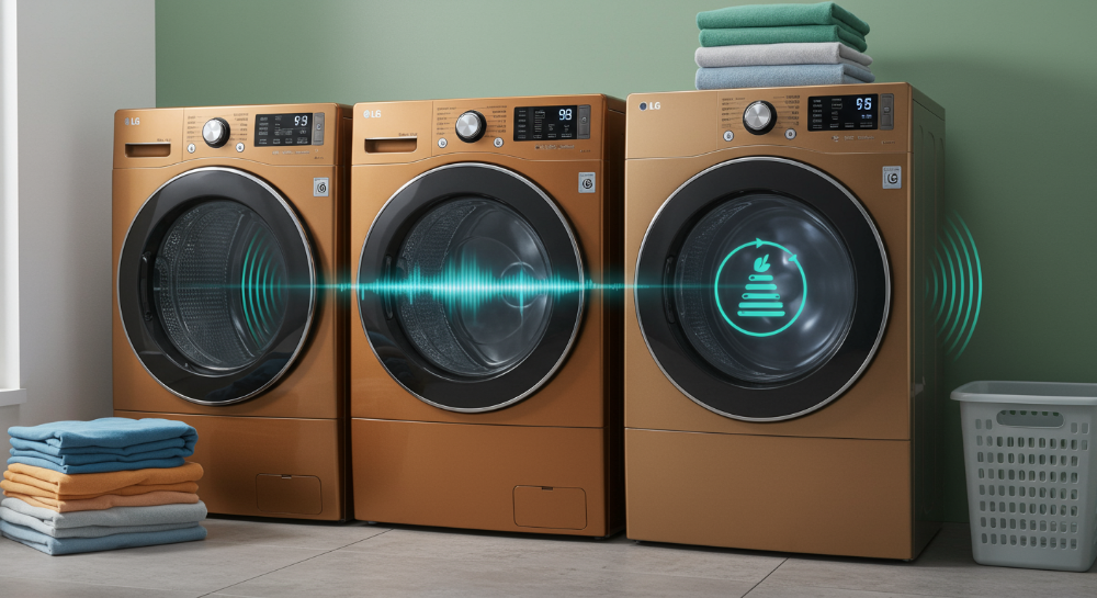 2025년 최신 LG, 삼성, 위닉스 건조기를 비교하는 모습. 소음, 전기요금, A/S 등 상세 비교 정보가 담긴 블로그 포스트를 시각적으로 표현한 이미지.