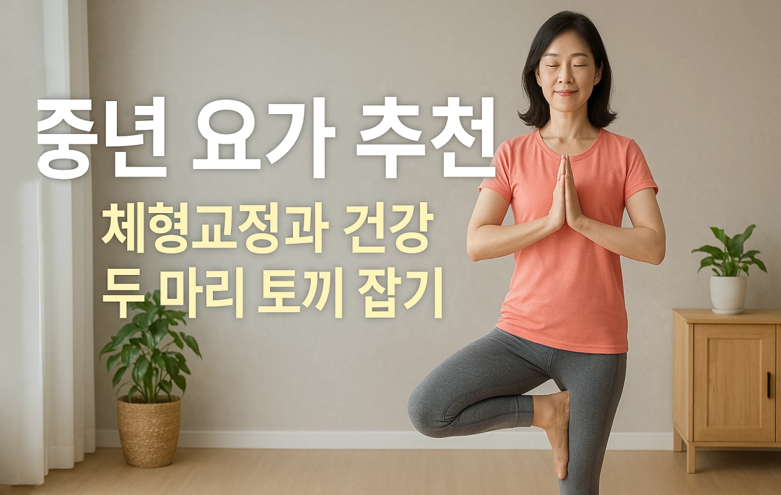 40대 이후 요가 : 체형 교정과 건강을 위한 최고의 습관