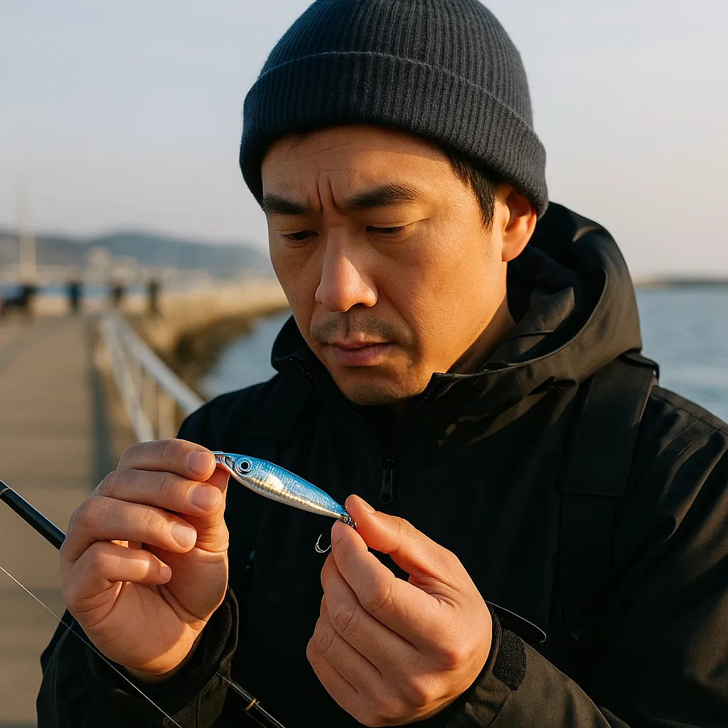 고등어 루어낚시 채비 정보 이미지