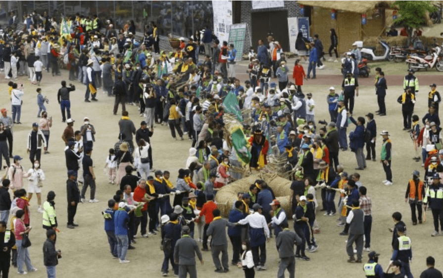 충남 당진 기지시줄다리기 축제 4월2