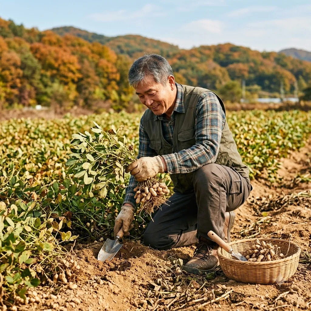 땅콩 수확시기 알아보기