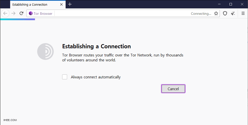 토르 브라우저 토르 네트워크 연결