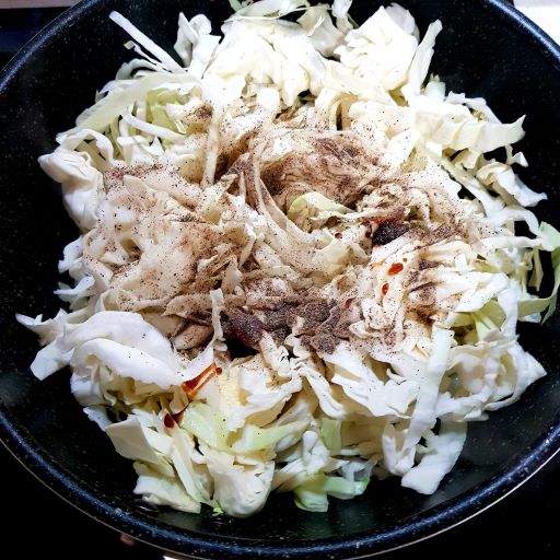 양배추 닭가슴살 덮밥