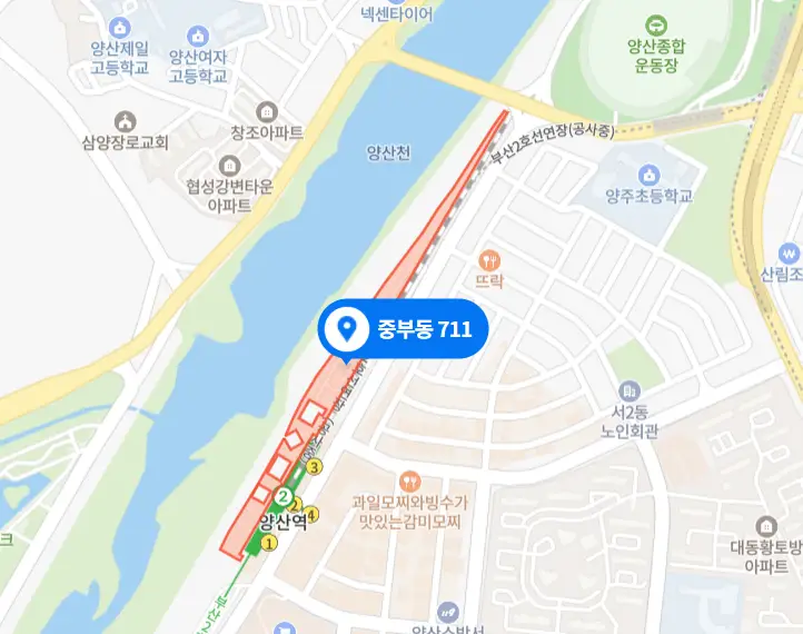 주차장 지도 사진