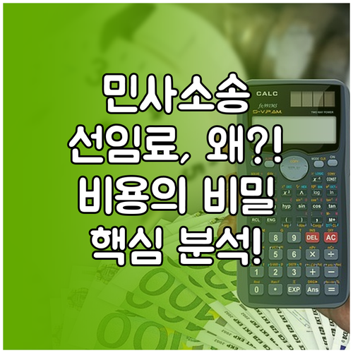 민사 소송 변호사 선임료 왜 비쌀까 ..