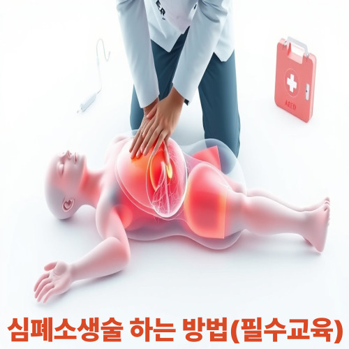 심폐소생술 하는 사진