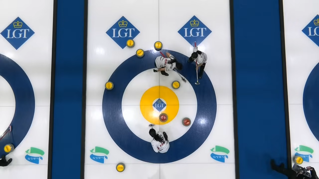 여자컬링 하이라이트 영상보기