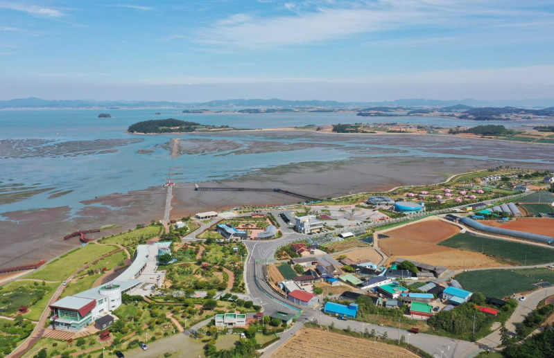 무안 황토 갯벌 랜드 전경