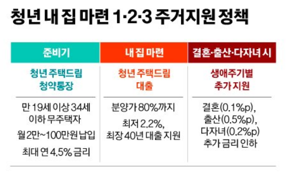 청년내집마련정책 개요