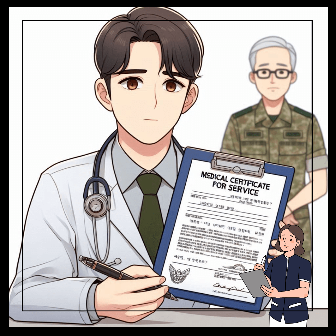 병무용 진단서 발급 절차