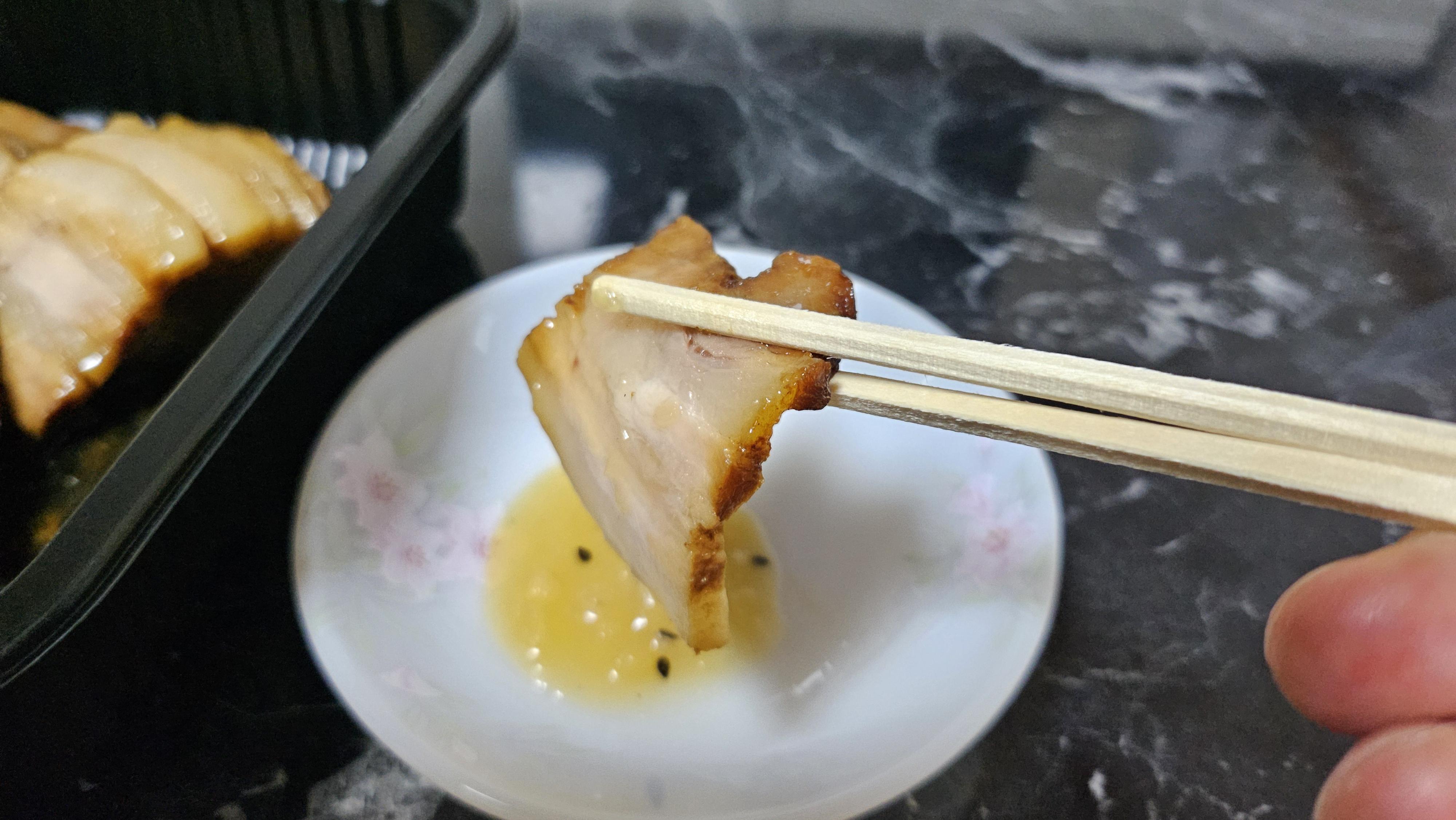 소스찍어서 먹기전