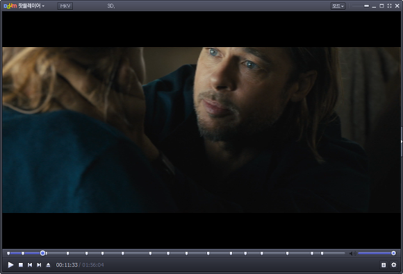 3D 영화 좌우로 화면 2개로 나올 때 해결 방법
5