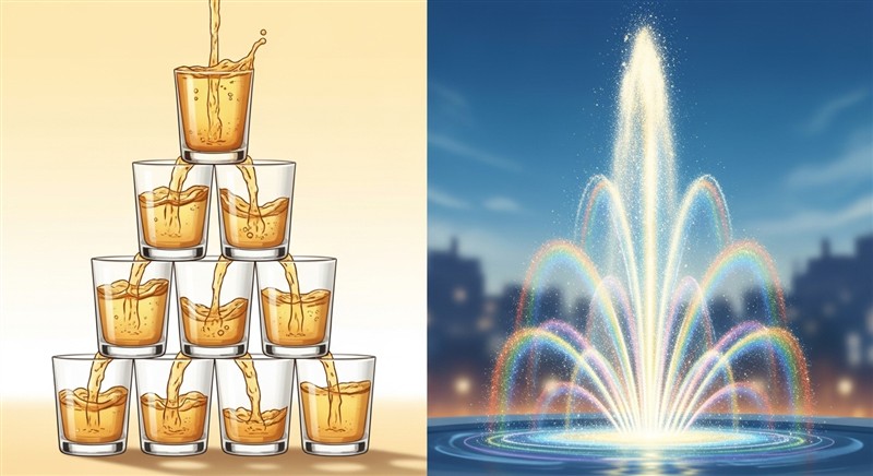 낙수효과와 분수효과, 경제를 성장시키는 두 가지 주장