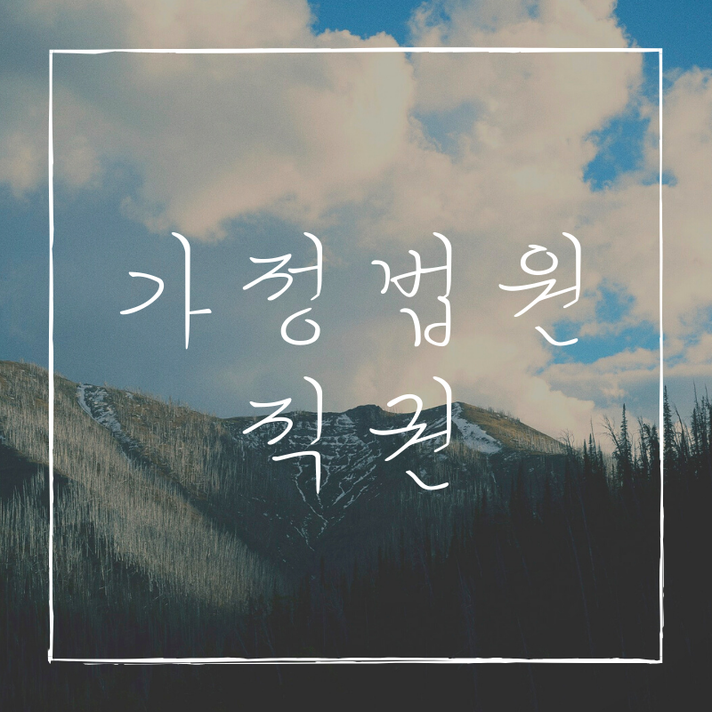 가정법원의 직권으로 판단할 수 있는 경우 쟁점