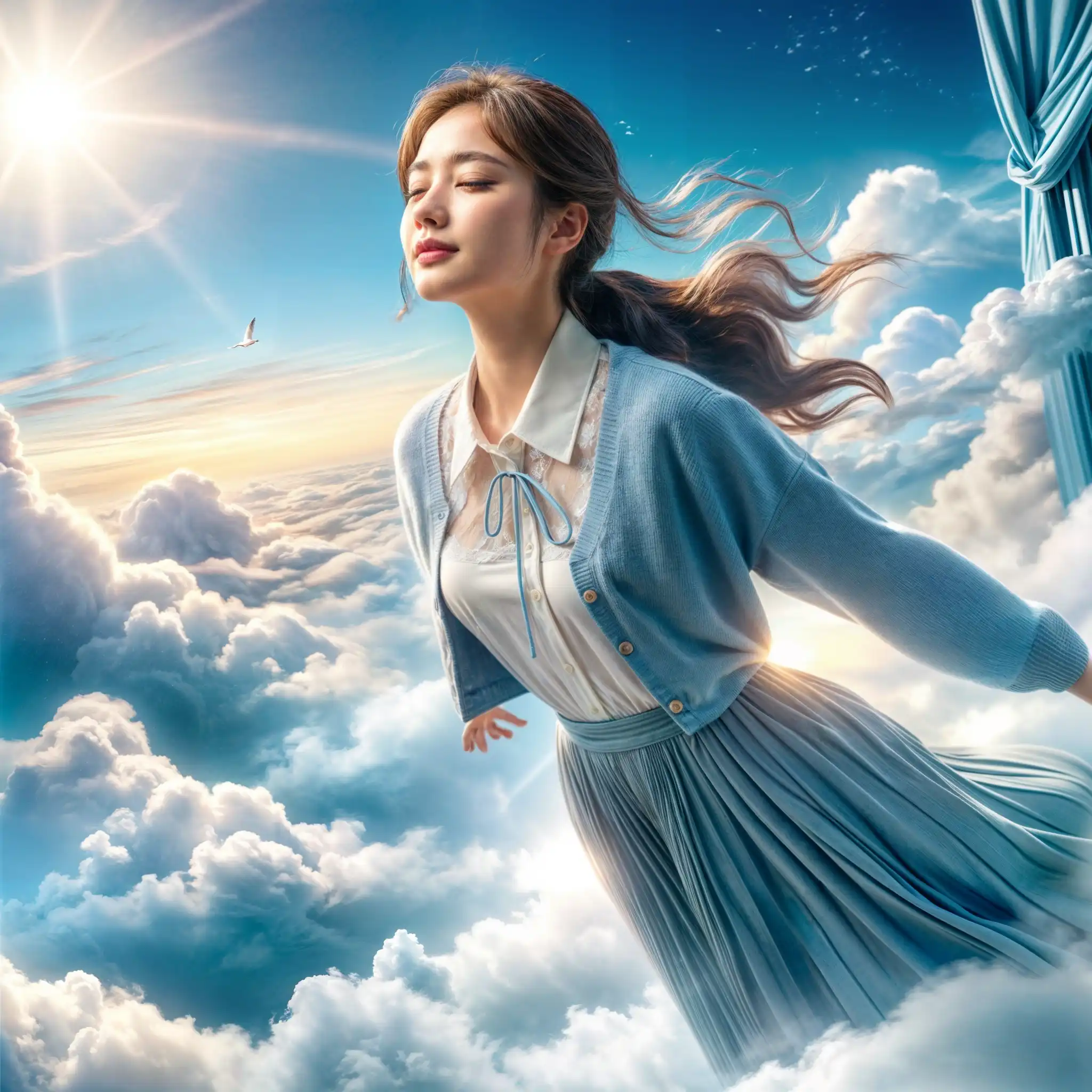 하늘을 나는 꿈 해몽 : 자유로움의 상징에서 내면의 불안까지