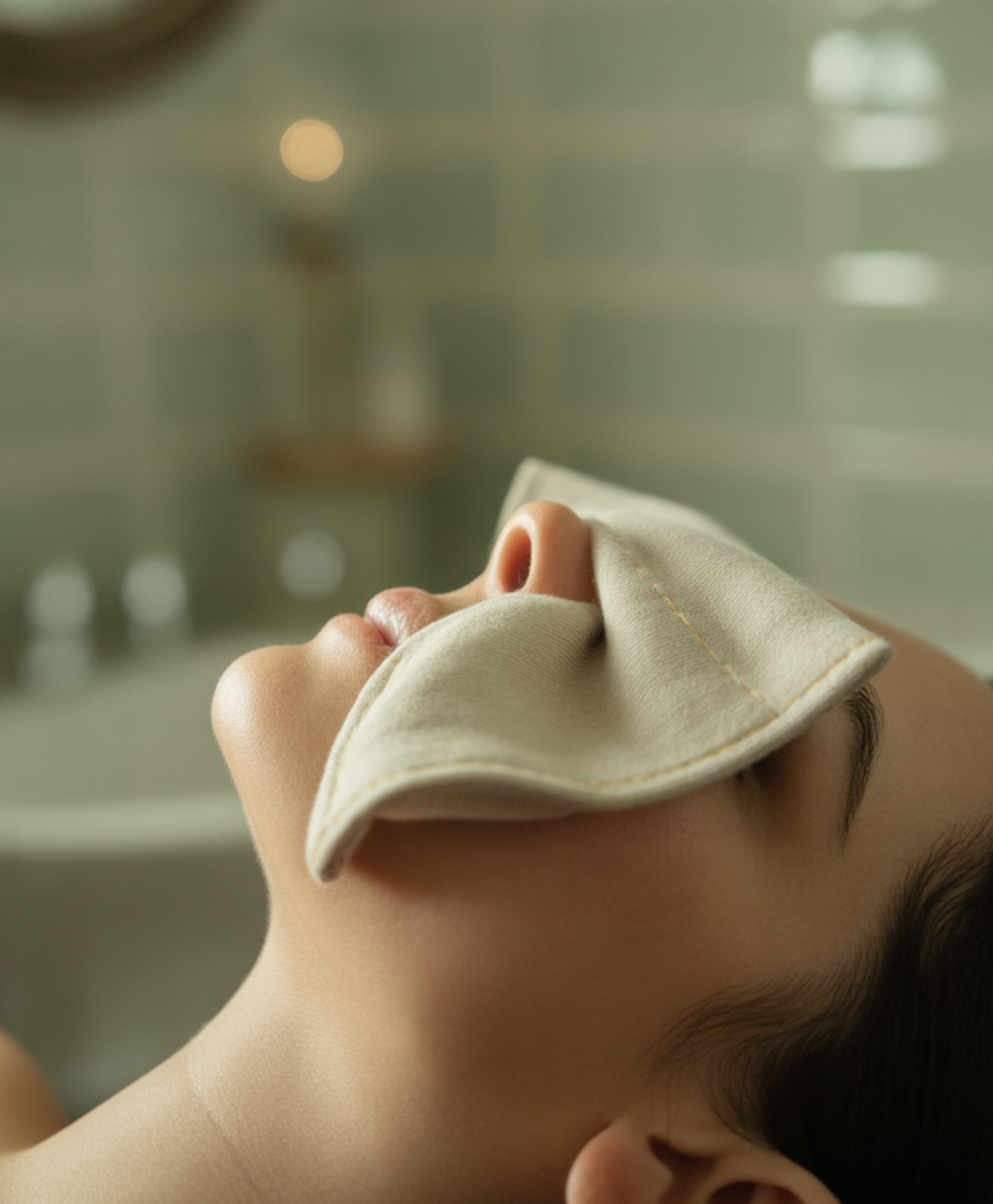 콧등을 따뜻하게 감싸주기