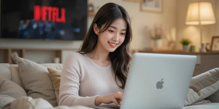 넷플릭스 요금제 비교하는 모습