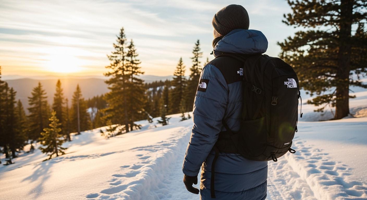 노스페이스 히트락 하이브리드 패딩코트