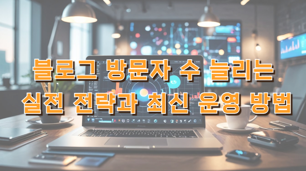블로그 방문자 수 늘리는 실전 전략과 최신 운영 방법