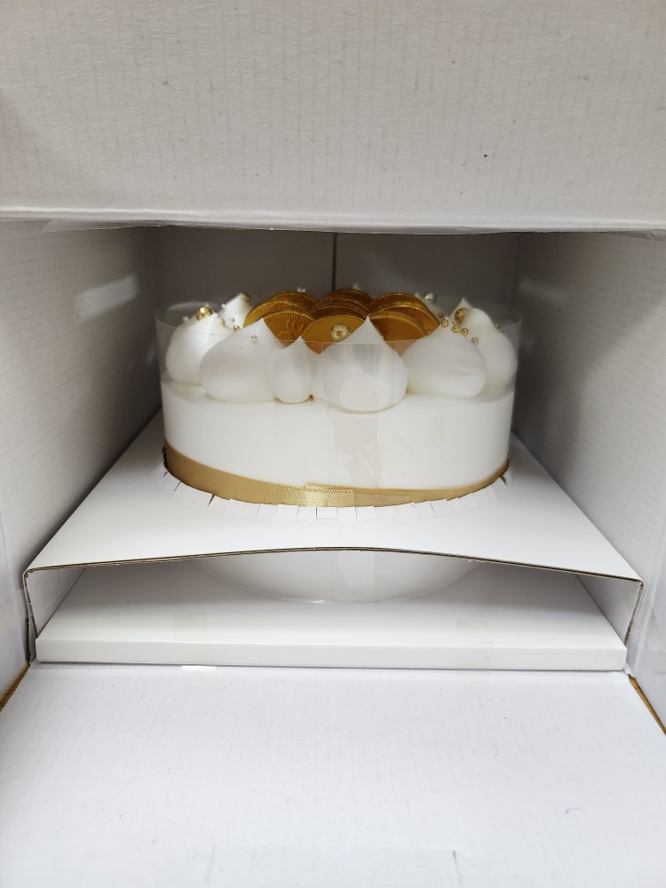 포장된 케이크 상태