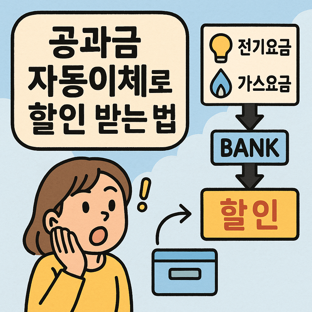 공과금 자동이체로 할인받는법 이미지