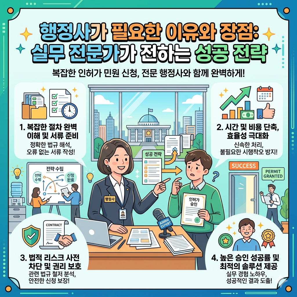 인허가 민원 신청 시 행정사가 필요한 이유와 장점: 실무 전문가가 전하는 성공 전략