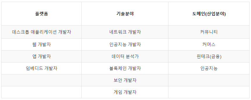 개발자 취업 분야 전망 2024년 최신 정보