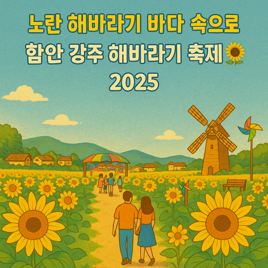 함안 강주 해바라기 축제