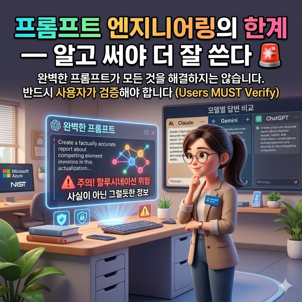 프롬프트 엔지니어링의 한계 알고 써야 더 잘 쓴다